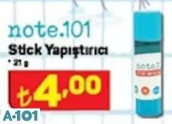 NOTE.101 STİCK YAPIŞTIRICI NOTE.101 STİCK YAPIŞTIRICI